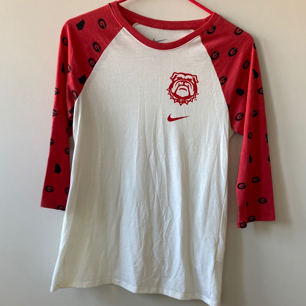 Nike GA Baseball T Bulldog logo